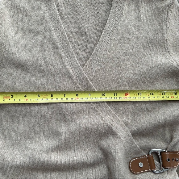 Ralph Lauren wool blend/ long sleeve dress with size buckle/ woman’s L - Picture 6 of 9